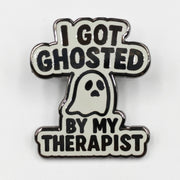 Wholesale ​I Got Ghosted By My Therapist Enamel Pin - Shady Front