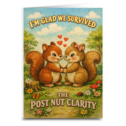 Wholesale ​I'm Glad We Survived the Post Nut Clarity Card - Shady Front