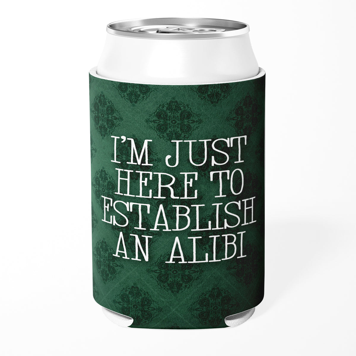 Wholesale ​I'm Just Here to Establish an Alibi Can Cooler - Shady Front