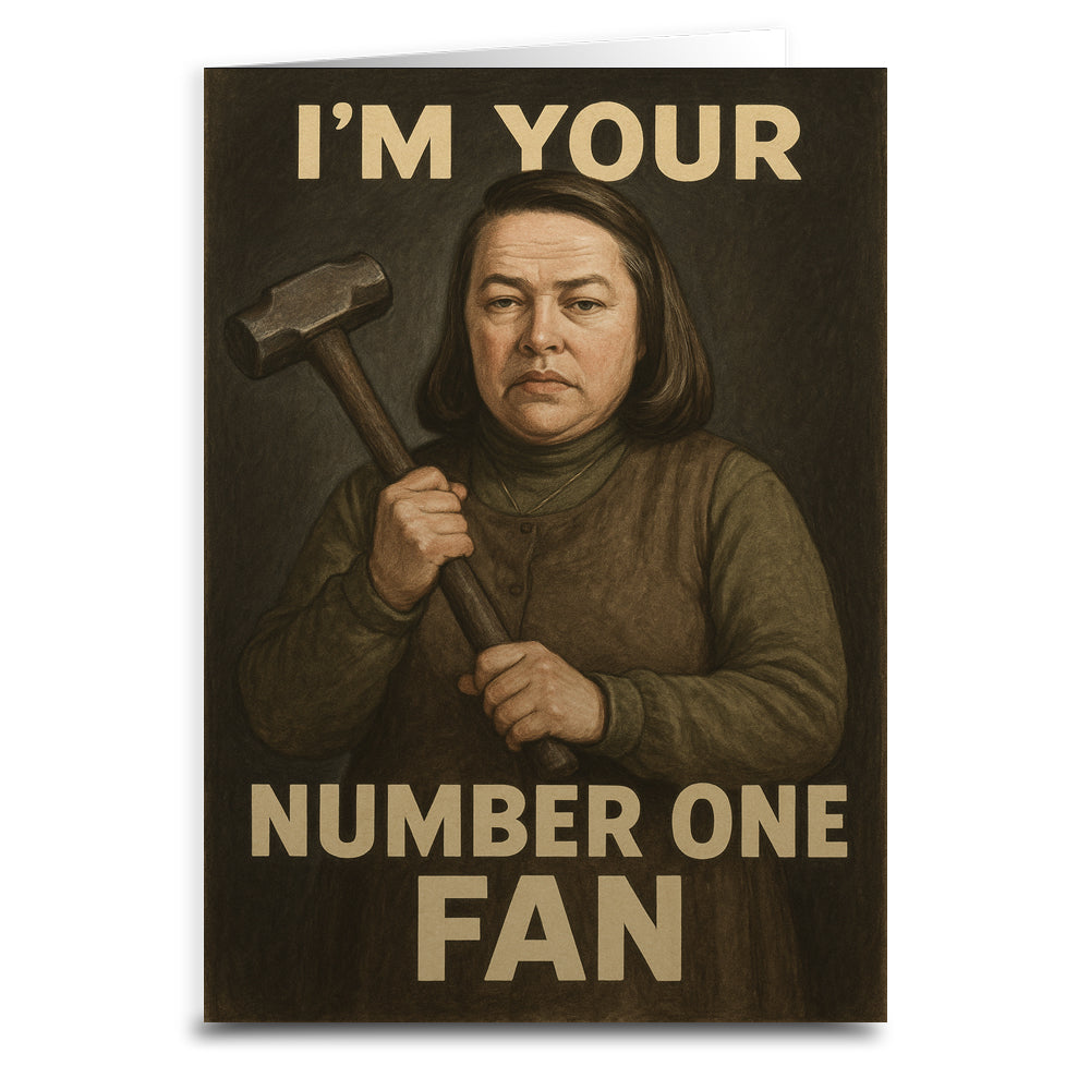 Wholesale ​Happy Birthday From Your Number One Fan Birthday Card - Shady Front