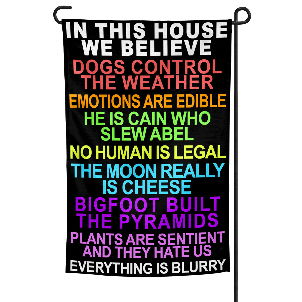 Wholesale ​In This House We Believe Garden Flag - Shady Front