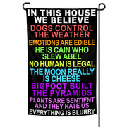 Wholesale ​In This House We Believe Garden Flag - Shady Front