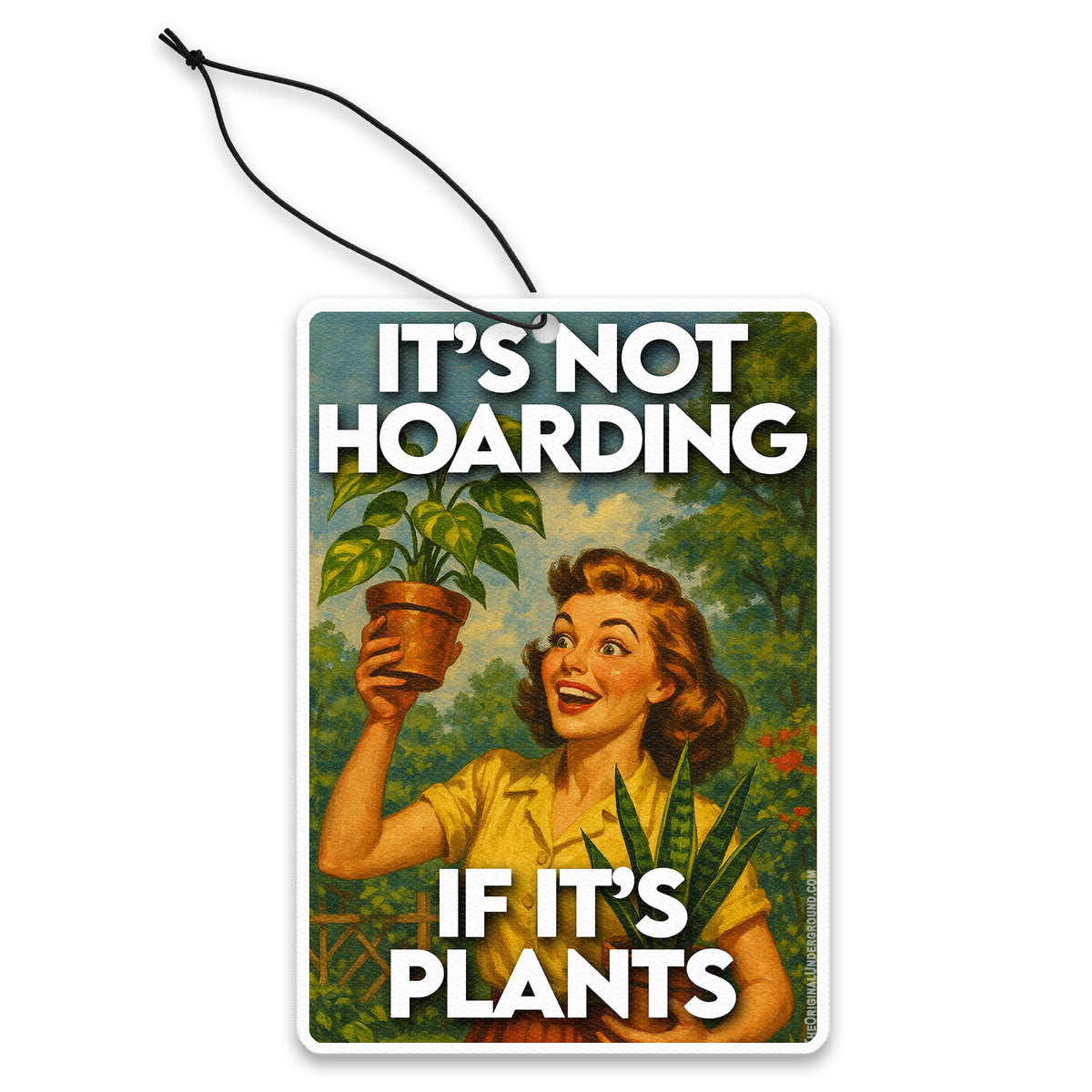 Wholesale ​It's Not Hoarding If It's Plants Air Freshener - Shady Front