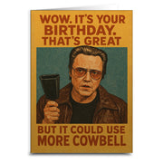 Wholesale ​It's Your Birthday But It Could Use More Cowbell Birthday Card - Shady Front