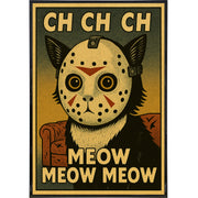 Wholesale ​Jason the Cat Friday the Thirteenth Original Poster Print - Shady Front