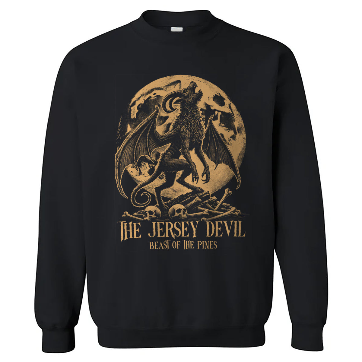 Wholesale ​Jersey Devil Beast of the Pines Crewneck Sweatshirt - Shady Front