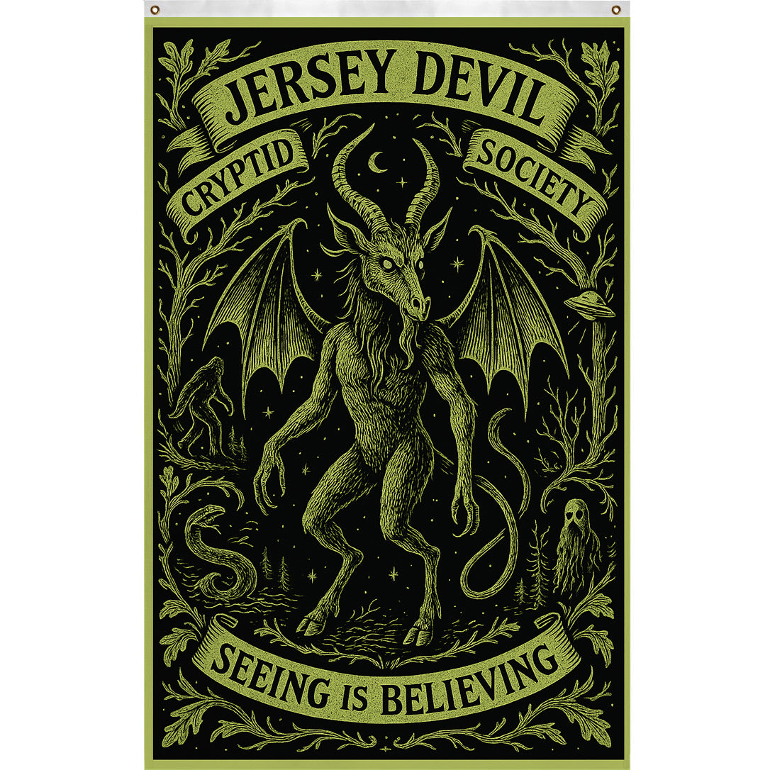 Wholesale ​Jersey Devil Cryptid Society Flag - Shady Front