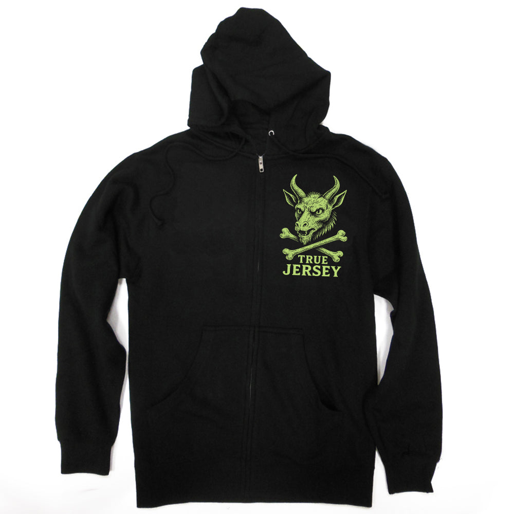 Wholesale ​Jersey Devil Cryptid Society Zip Up Hoodie - Shady Front