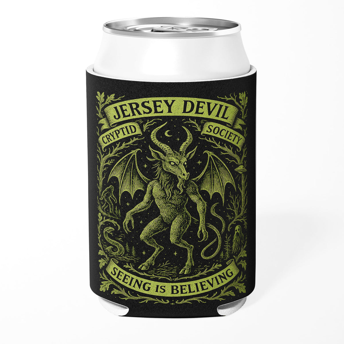 Wholesale ​Jersey Devil Cryptid Society Can Cooler - Shady Front