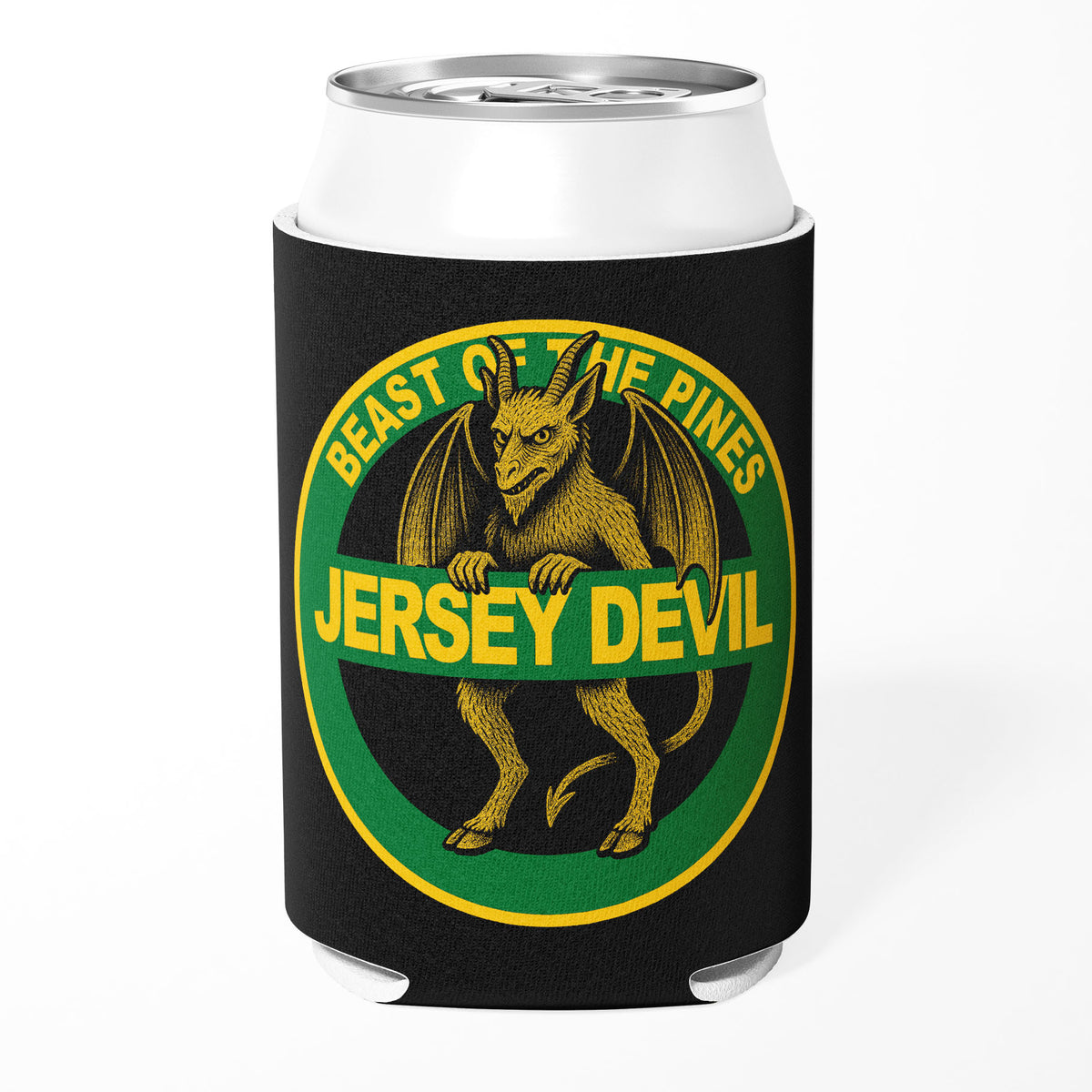 Wholesale ​Jersey Devil Highway Sign Can Cooler - Shady Front