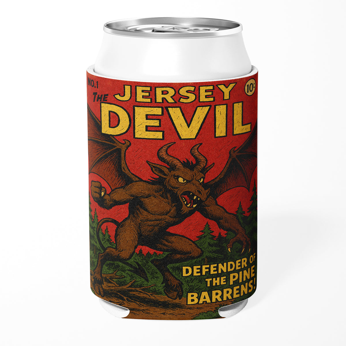 Wholesale ​Jersey Devil Number One Can Cooler - Shady Front