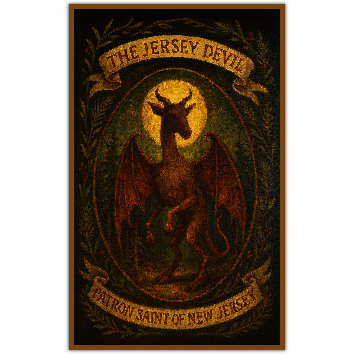 Wholesale ​Jersey Devil Patron Saint of New Jersey Sticker - Shady Front