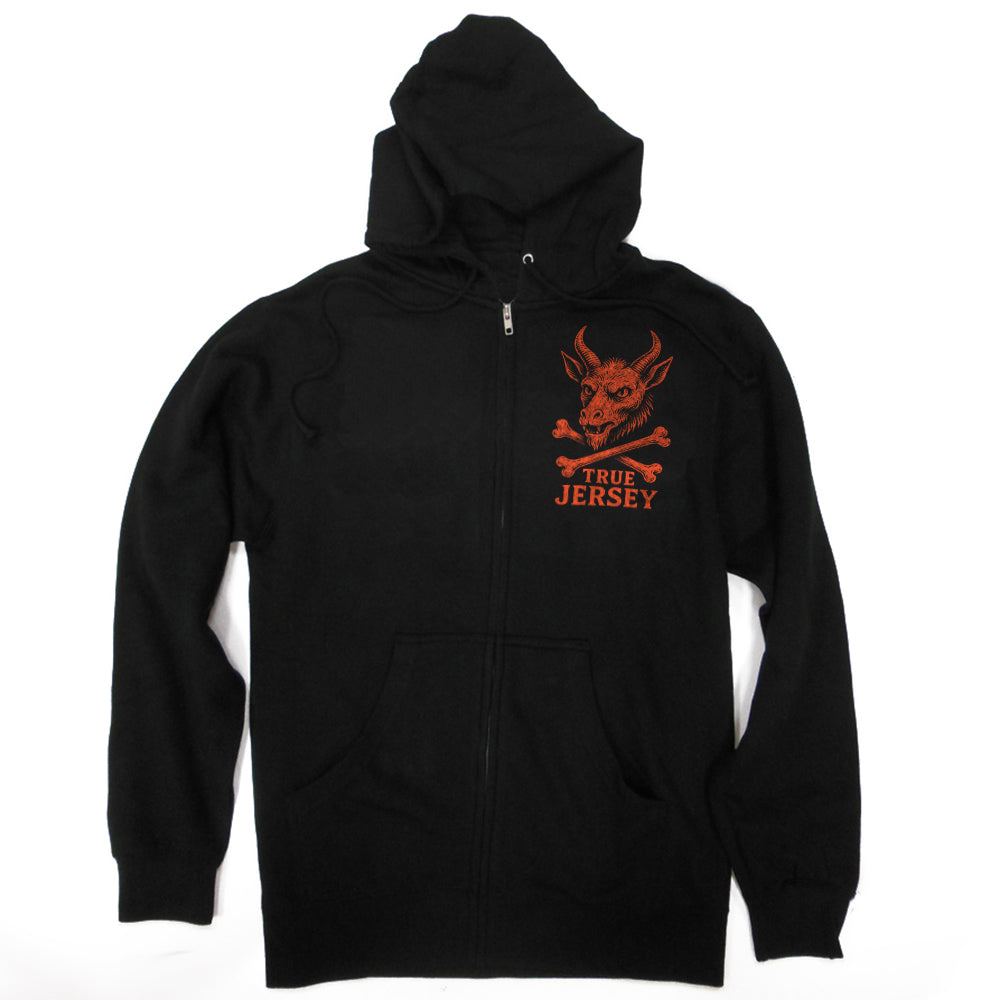 Wholesale ​Jersey Devil Pine Barrens Tour Zip Up Hoodie - Shady Front
