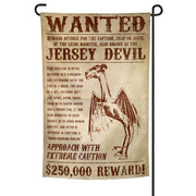 Wholesale ​Jersey Devil Wanted Poster Garden Flag - Shady Front