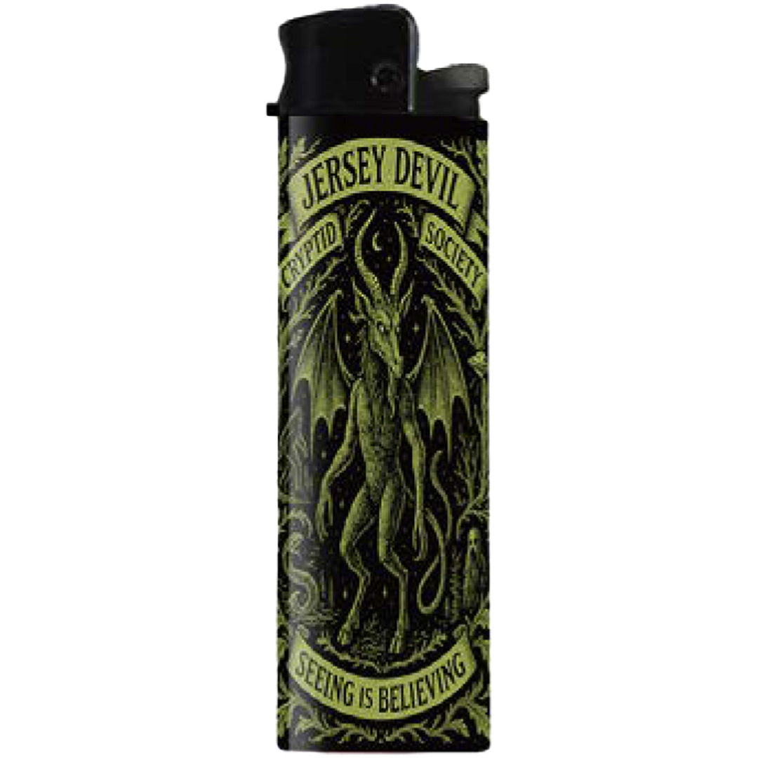 Wholesale ​Jersey Devil Cryptid Society Lighter - Shady Front