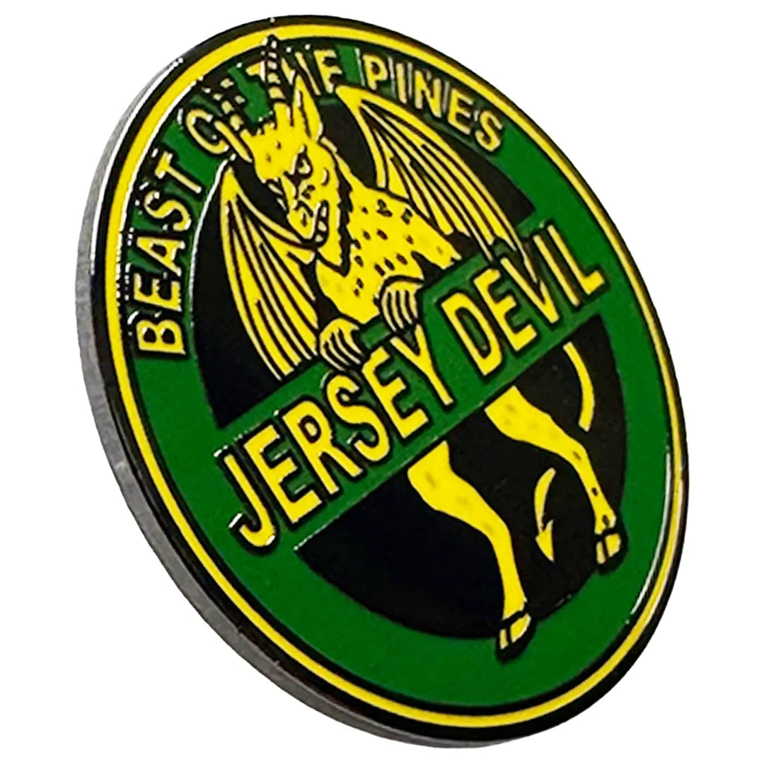 Wholesale ​Jersey Devil Highway Sign Enamel Pin - Shady Front