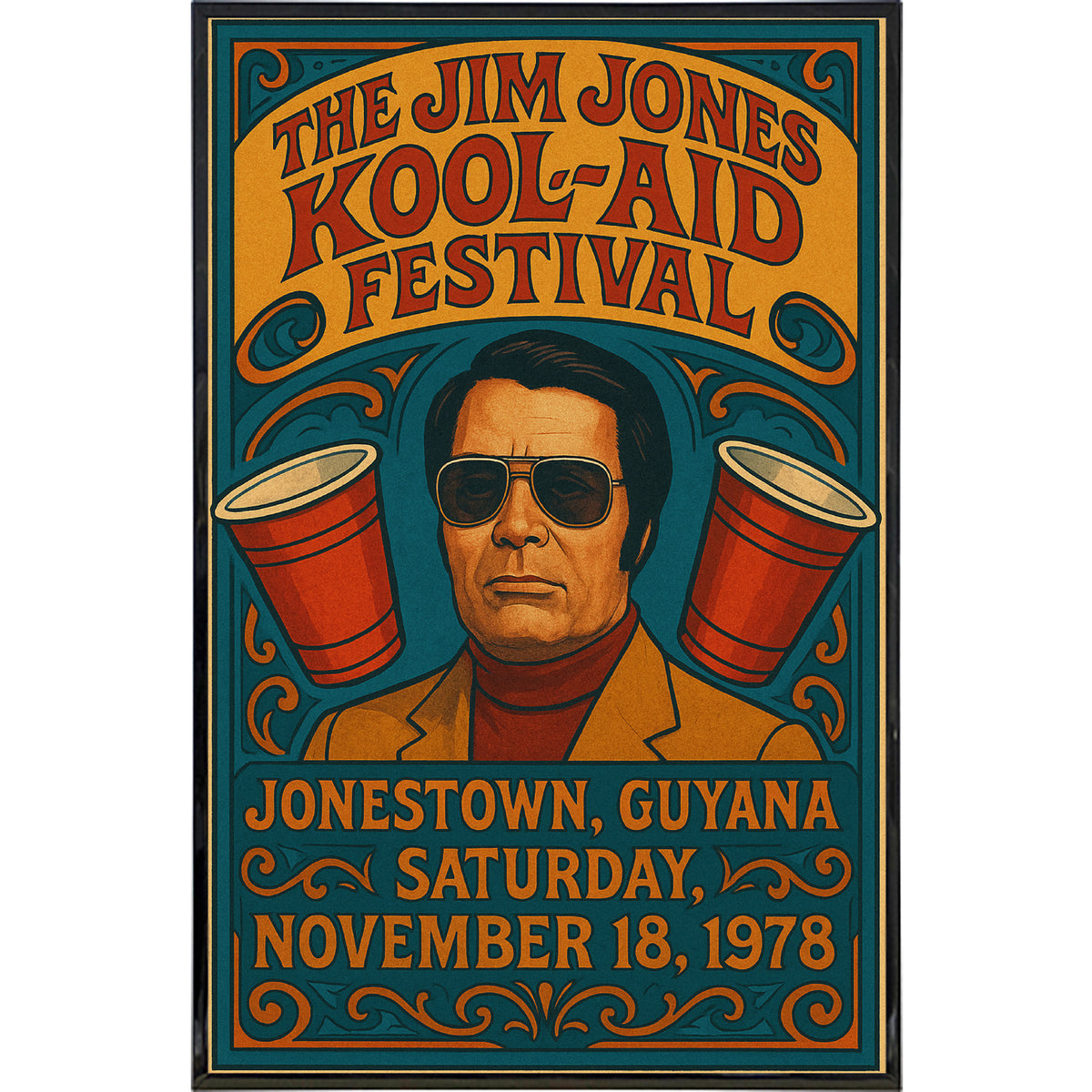 Wholesale ​Jim Jones Festival Poster Print - Shady Front