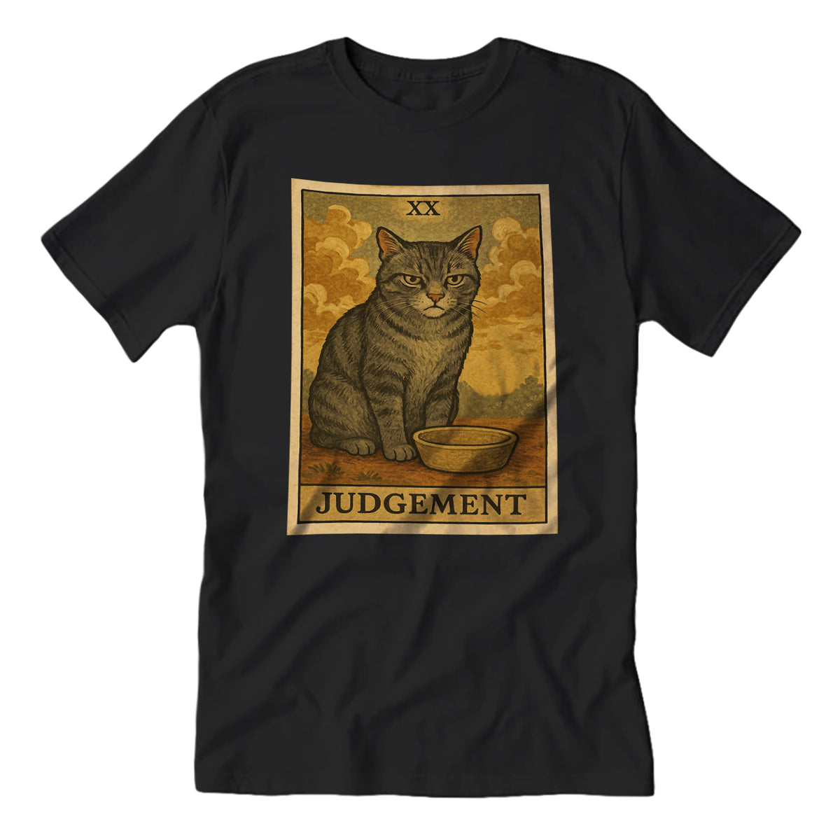 Wholesale ​Judgement Cat Tarot T-Shirt - Shady Front