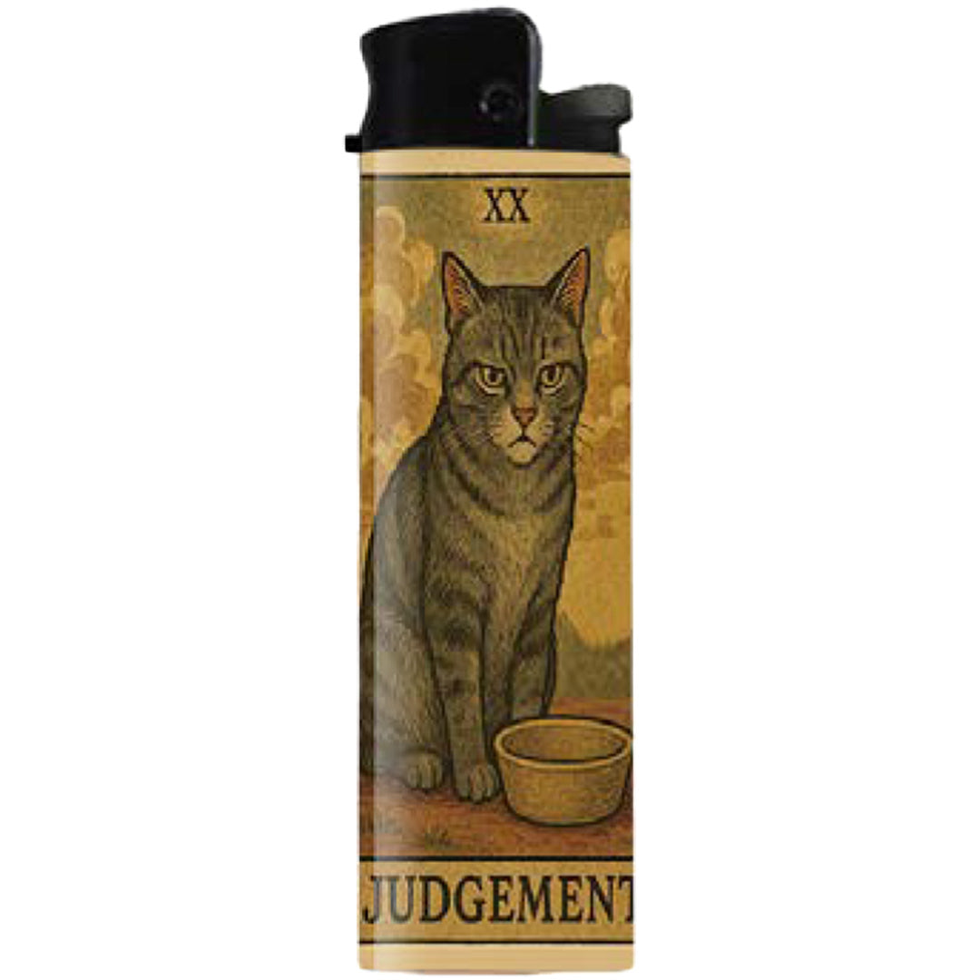Wholesale ​Judgement Cat Tarot Lighter - Shady Front