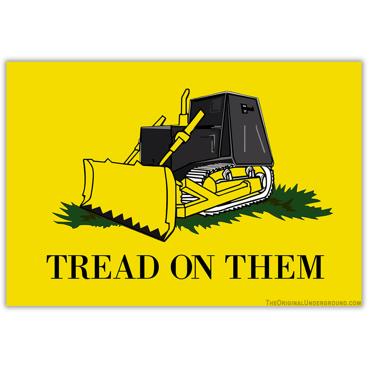 Wholesale ​Killdozer Tread on Them Sticker - Shady Front