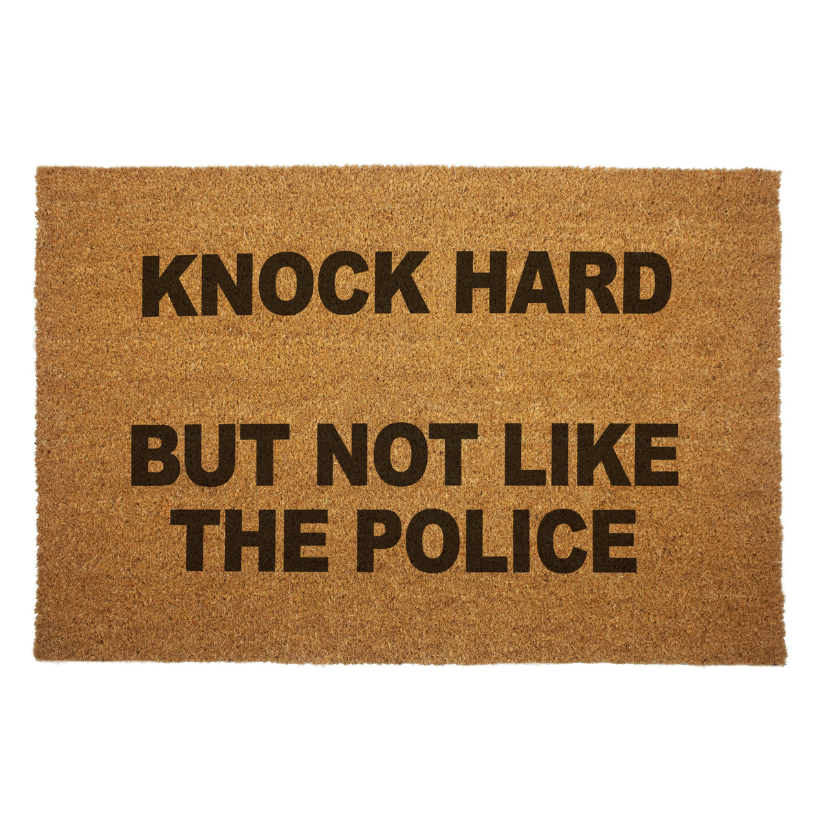 Wholesale ​Knock Hard but Not Like the Police Door Mat - Shady Front