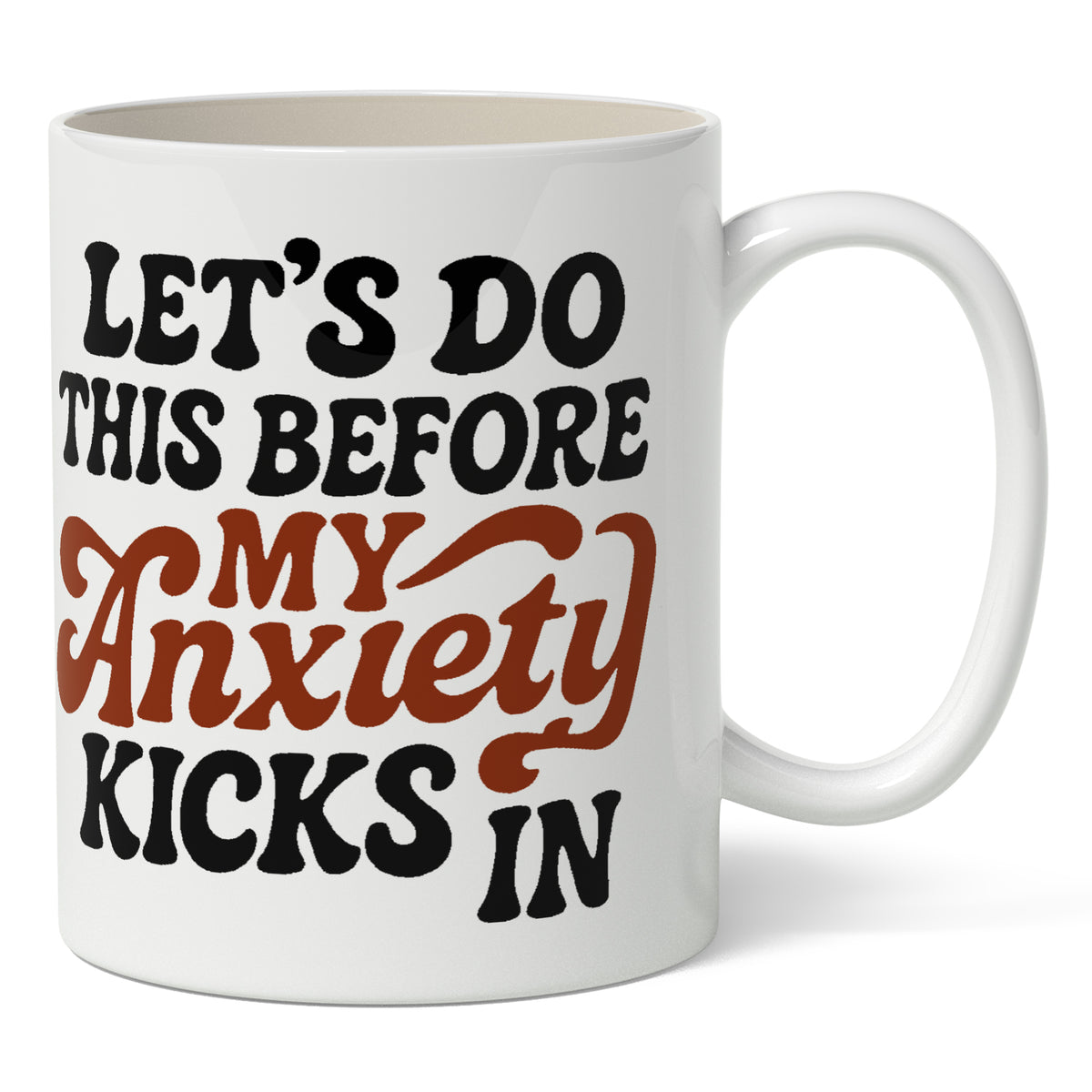 Wholesale ​Let's Do This Before My Anxiety Kicks In Mug - Shady Front