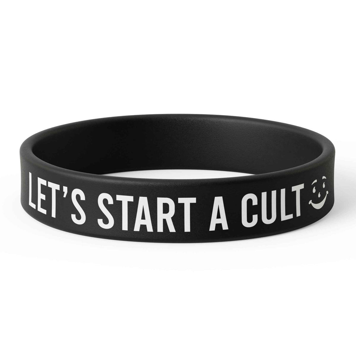 Wholesale ​Let's Start a Cult Silicone Wristband - Shady Front