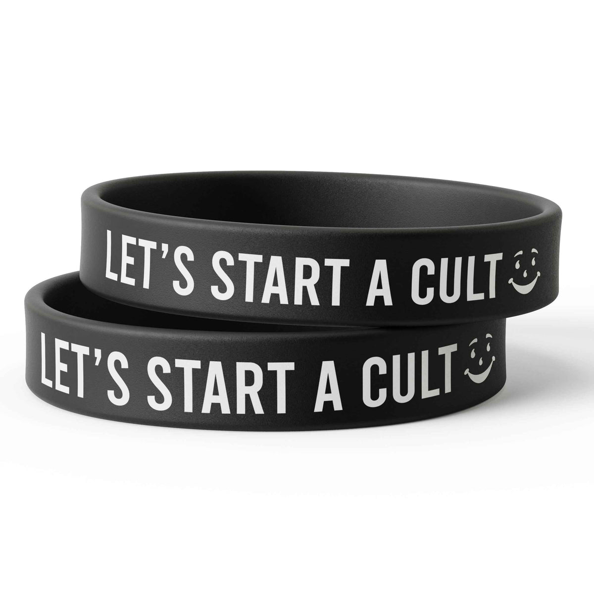 Wholesale ​Let's Start a Cult Silicone Wristband - Shady Front