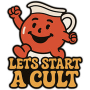 Wholesale ​Let's Start a Cult Sticker - Shady Front