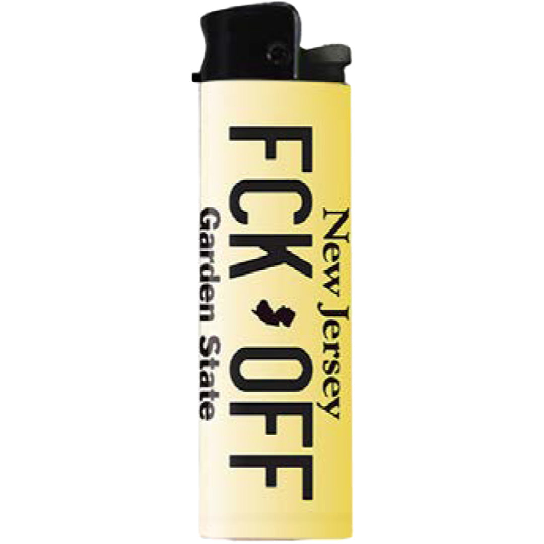 Wholesale ​License Plate "FCK-OFF" Lighter - Shady Front