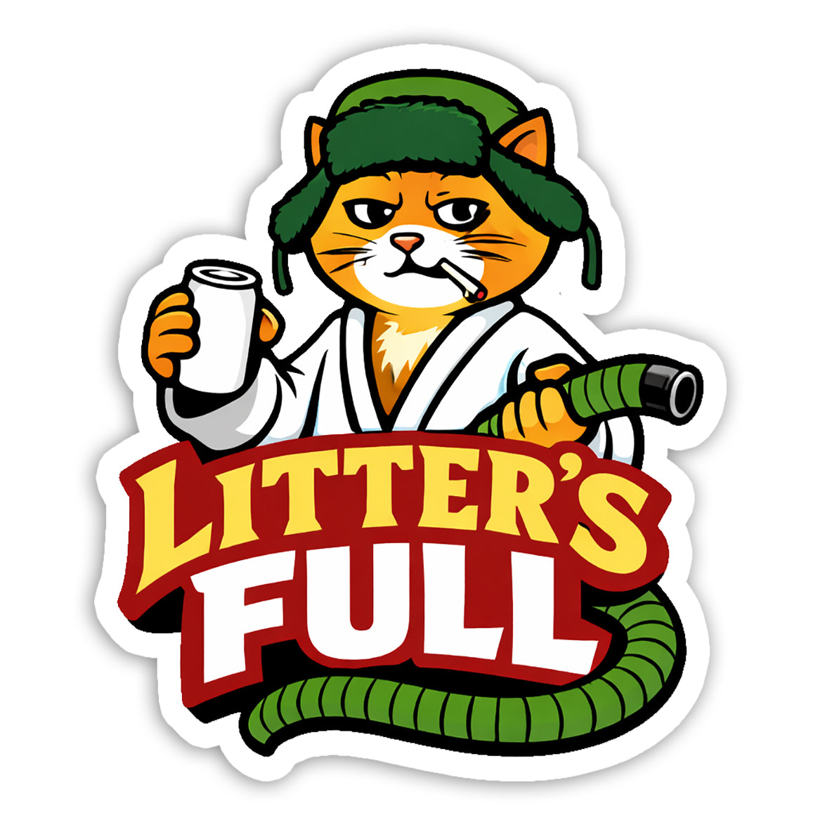 Wholesale ​Litter's Full Sticker - Shady Front