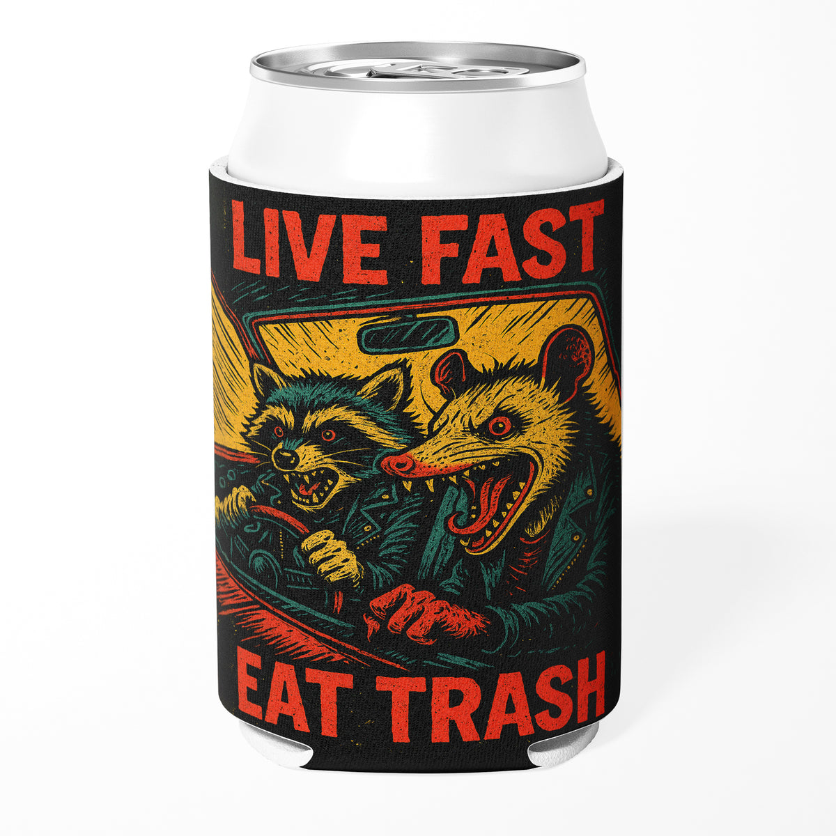 Wholesale ​Live Fast Eat Trash Can Cooler - Shady Front
