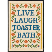 Wholesale ​Live Laugh Toaster Bath Needlepoint Poster Print - Shady Front