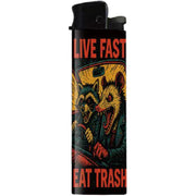 Wholesale ​Live Fast Eat Trash Lighter - Shady Front