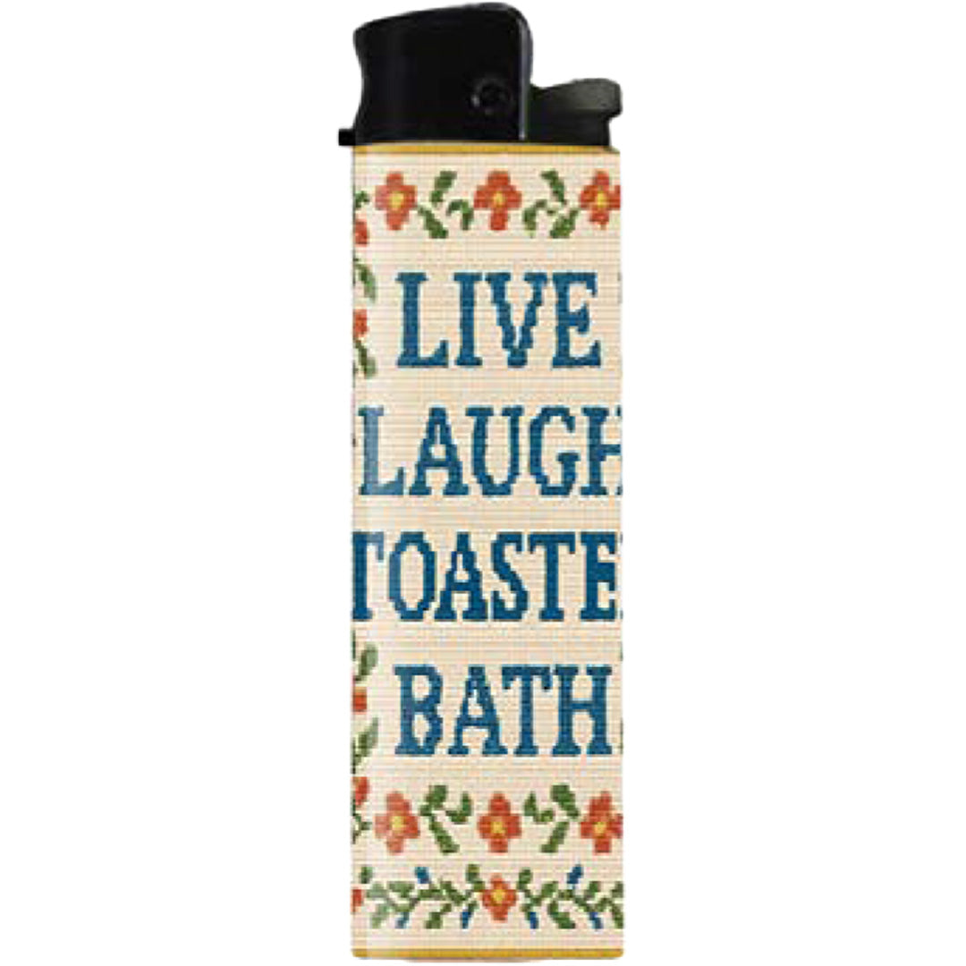 Wholesale ​Live Laugh Toaster Bath Lighter - Shady Front