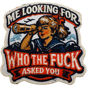 Wholesale ​Me Looking for Who the F-ck Asked You Patch - Shady Front
