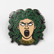 Wholesale ​Medusa Enamel Pin - Shady Front
