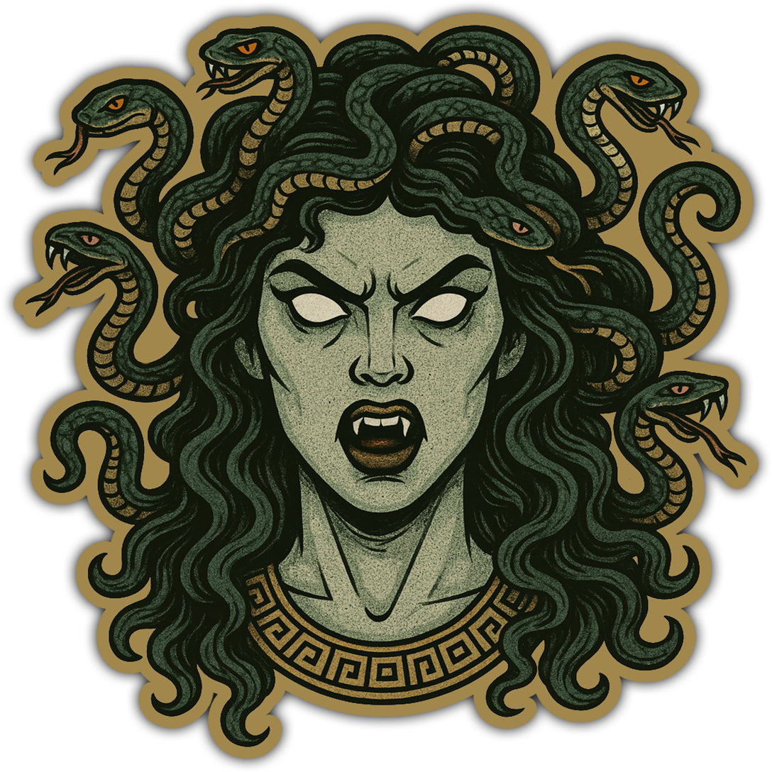 Wholesale ​Medusa Sticker - Shady Front