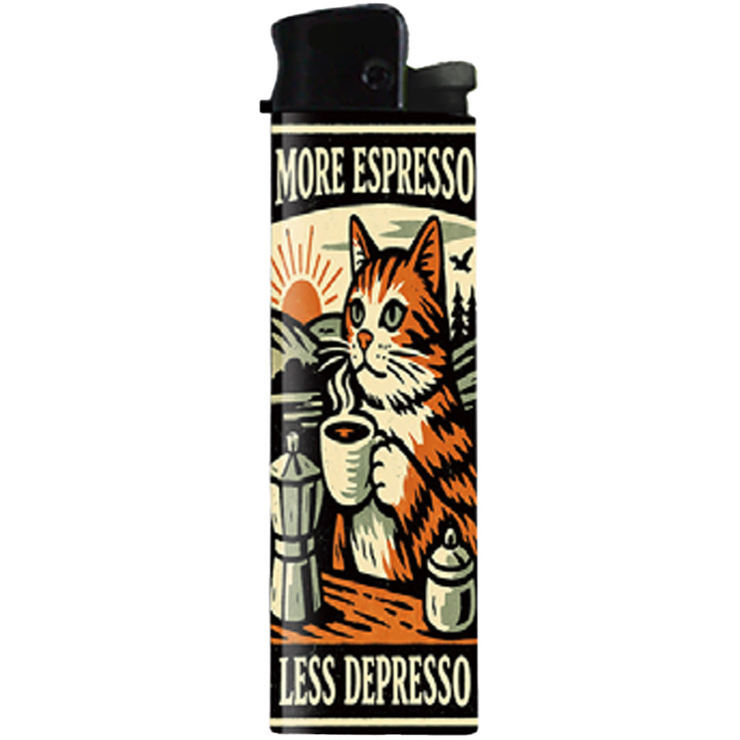 Wholesale ​More Espresso, Less Depresso Lighter - Shady Front