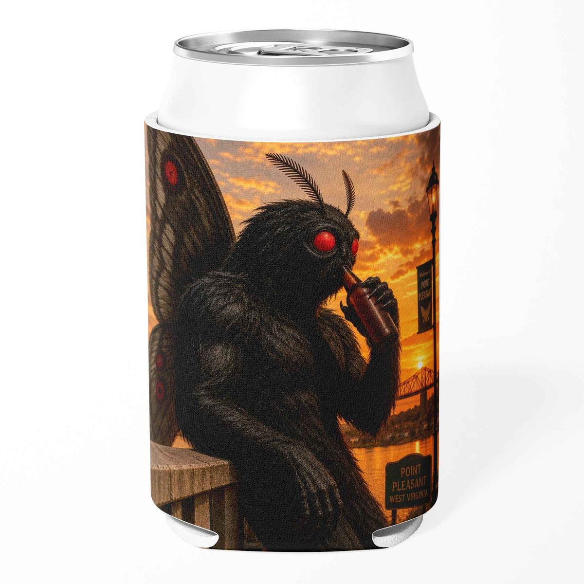 Wholesale ​Mothman Can Cooler - Shady Front