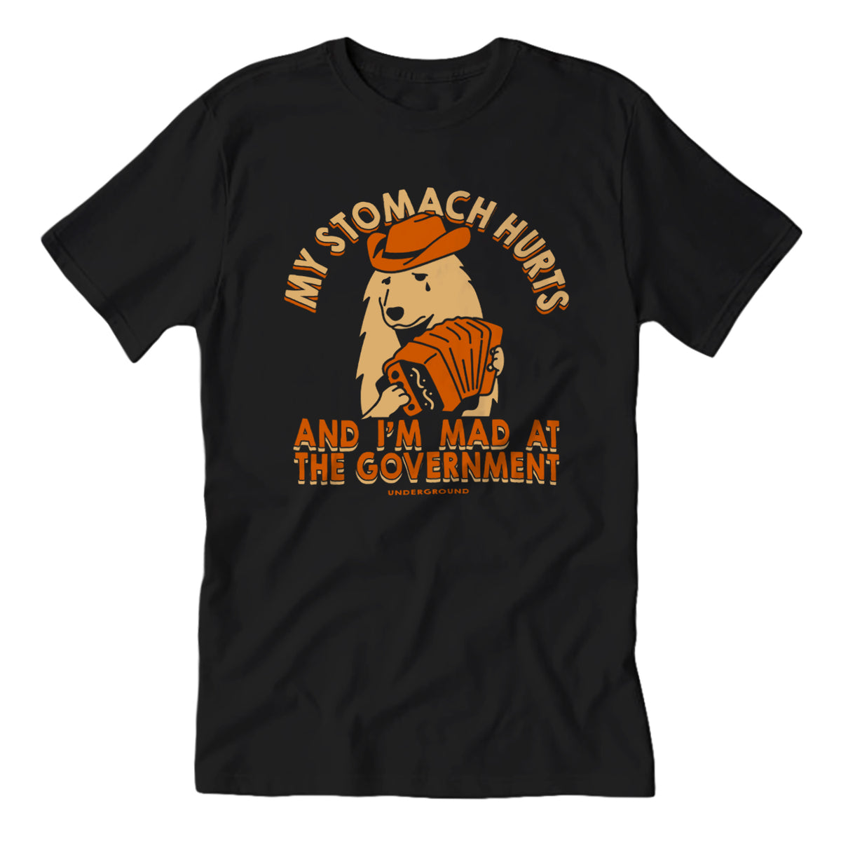 Wholesale ​My Stomach Hurts and I'm Mad at the Government T-Shirt - Shady Front