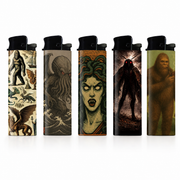 Wholesale ​Mythological Lighter Wholesale 50-Pack w/ Display Tray - Shady Front