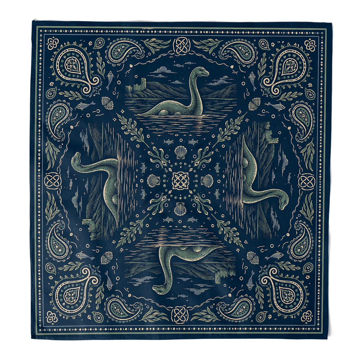 Wholesale ​Nessie Nights Bandana - Shady Front