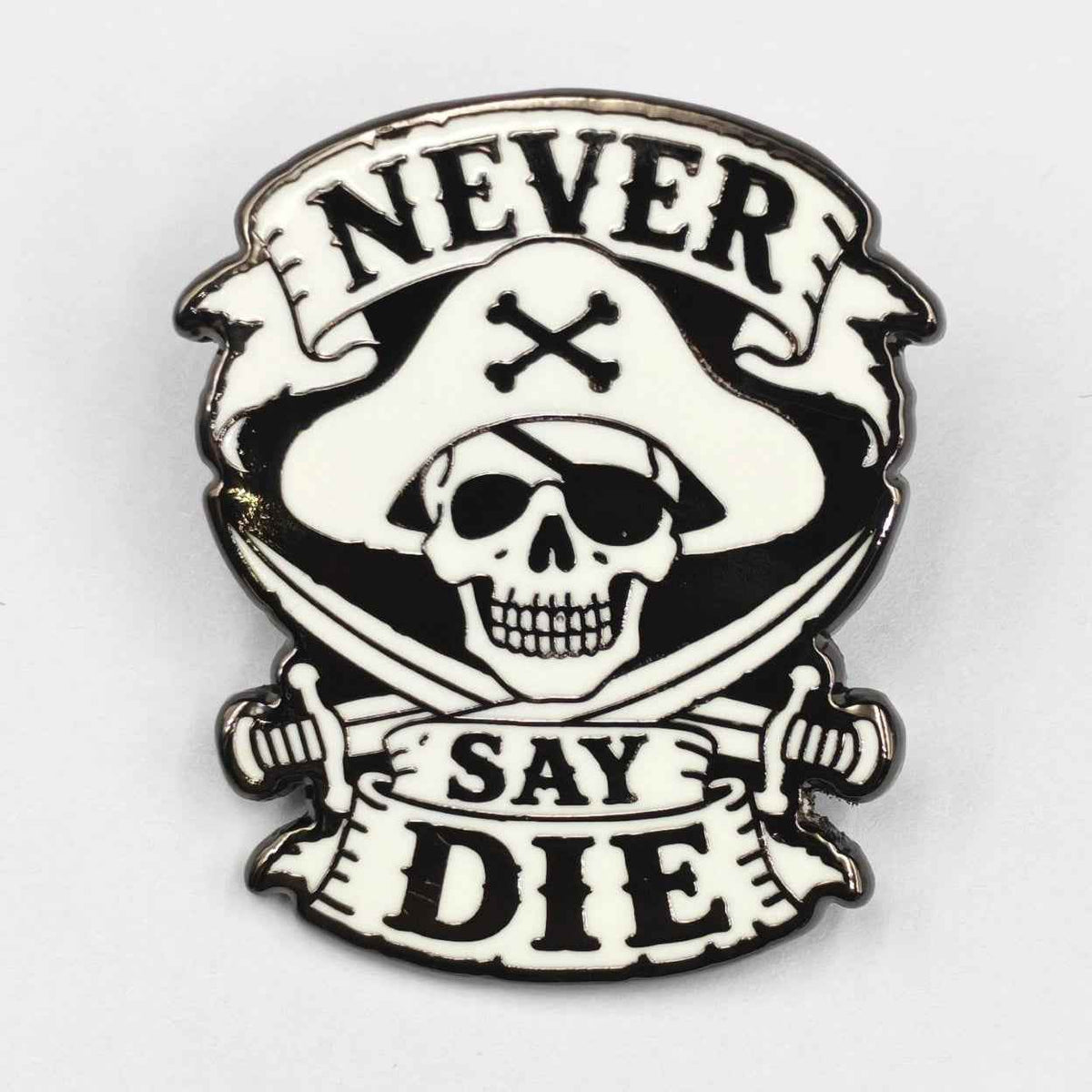 Wholesale ​Never Say Die Enamel Pin - Shady Front
