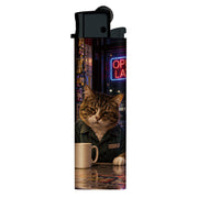 Wholesale Nightshift Cat Lighter - Shady Front
