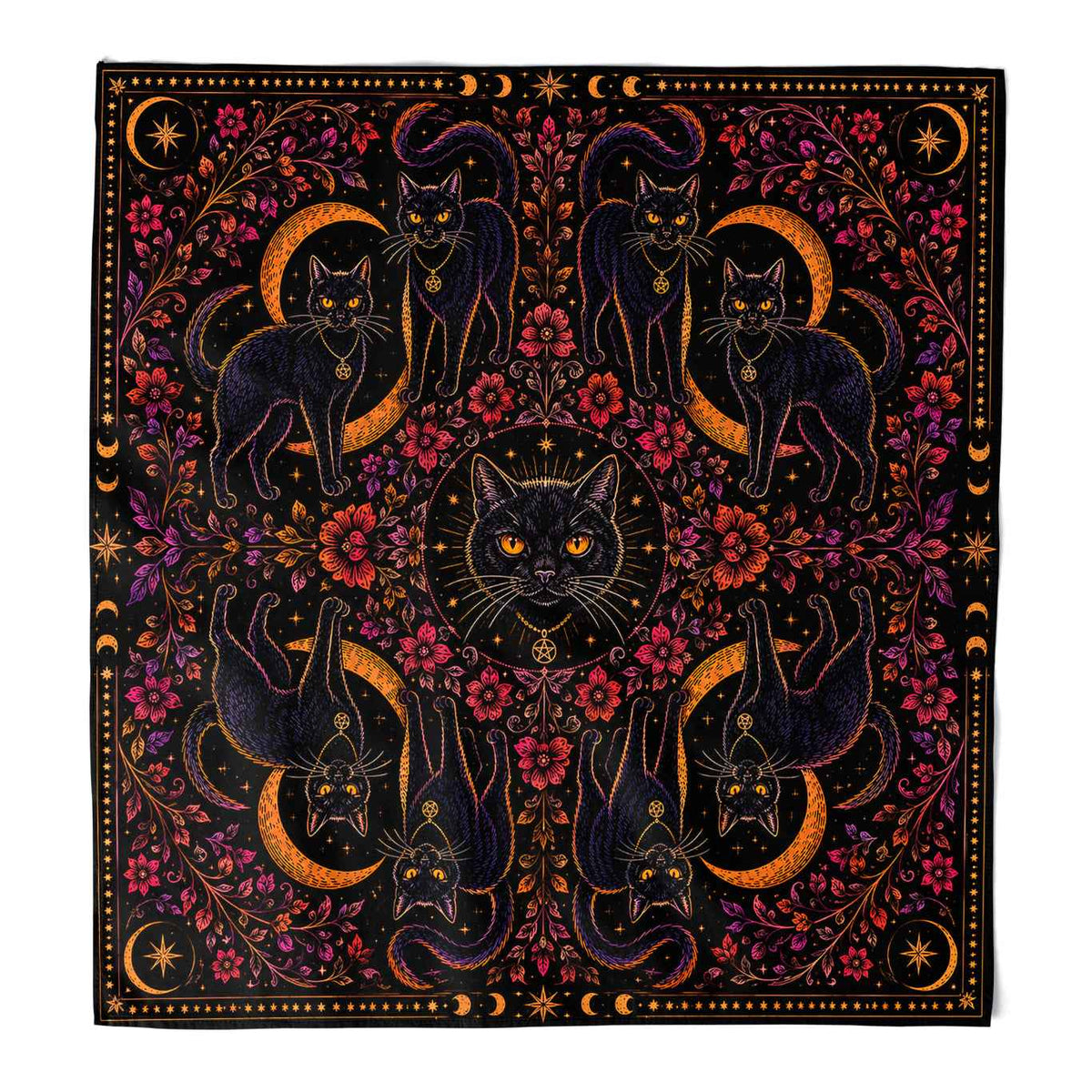 Wholesale ​Nine Lives Bandana - Shady Front