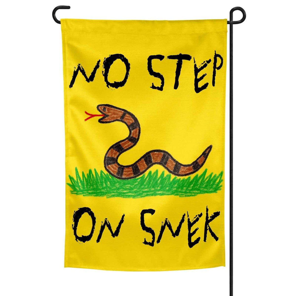 Wholesale ​No Step On Snek Garden Flag - Shady Front