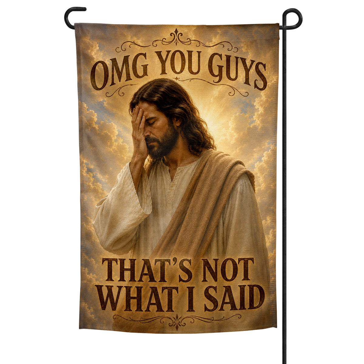 Wholesale ​OMG You Guys Garden Flag - Shady Front