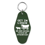 Wholesale ​Oregon Trail "Going to Die of Dysentery" Room Keychain - Shady Front