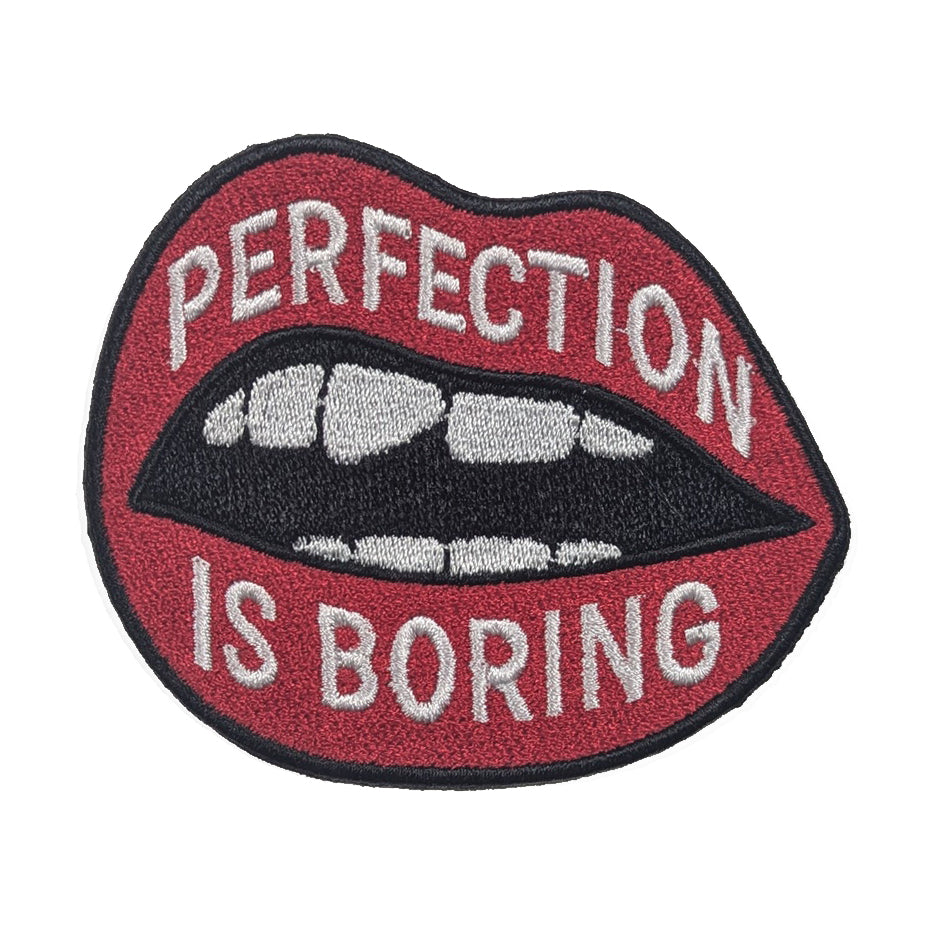 Wholesale ​Perfection Is Boring Patch - Shady Front